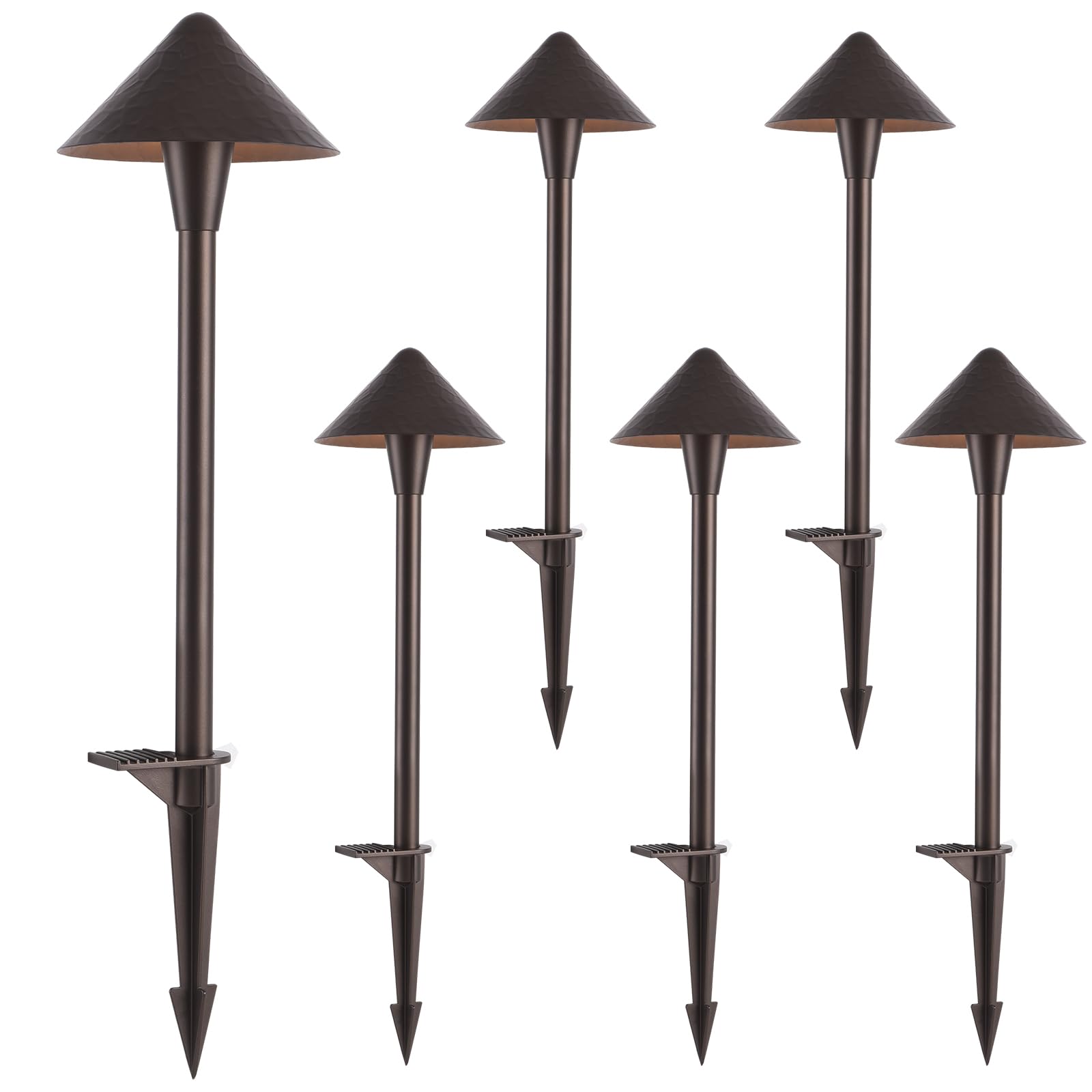 Glitgate 3CCT Pathway Lights Low Voltage, 3000K/4000K/5000K LED