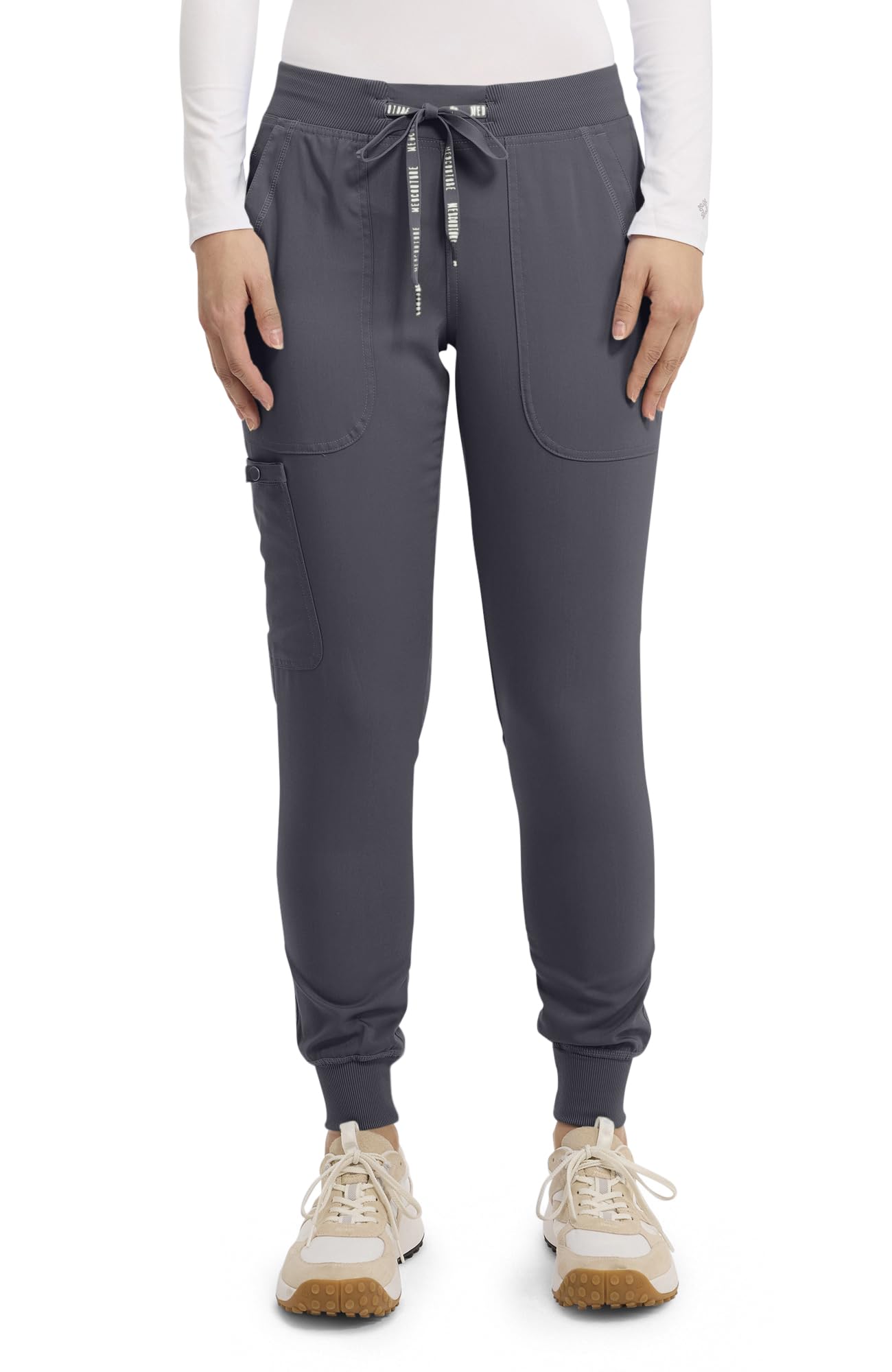Med Couture Scrub Pants For Women Cargo Jogger Bottoms with 5 Pockets, Lightweight, Ultra Soft, 2-Way Stretch Fabric - MC7710