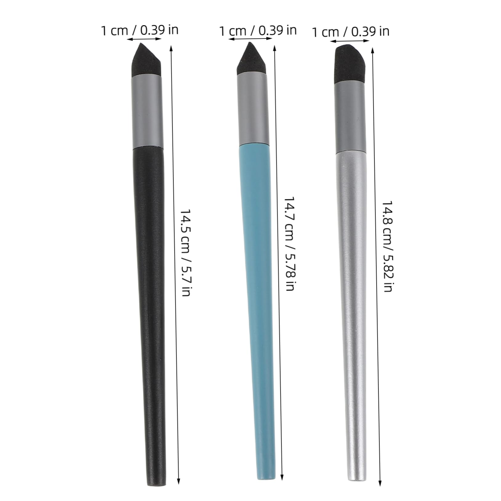 Toyvian 6pcs Oil Pastel Blending Tools Set Soft Sponge Pens Blending Stumps for Smooth Sketching Drawing and Art Supplies Lightweight and Portable for Artists