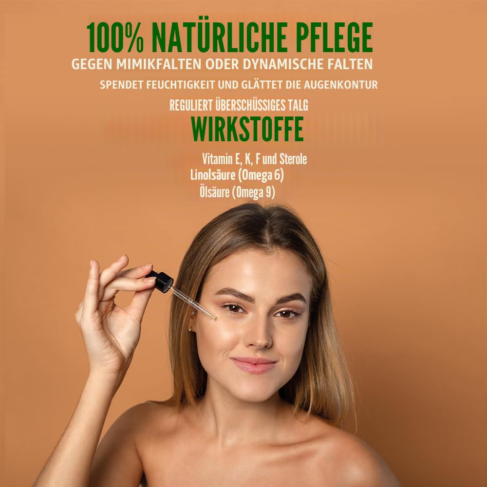 Beste Kaktusfeigenkernöl – Certifiée 100% Bio, Pure & Naturelle, Vegan – Kaltgepresst – Anti-Aging Gesichtsöl – Marokko Ursprung – Für Gesicht, Haare, Nägel – Opuntia Ficus-Indica – Feigenkaktusöl