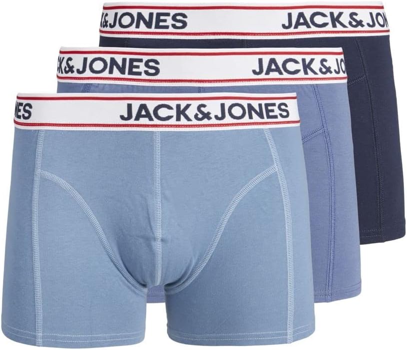 Jack & Jones Männliche Shorts Pack von 3 Boxer Shorts
