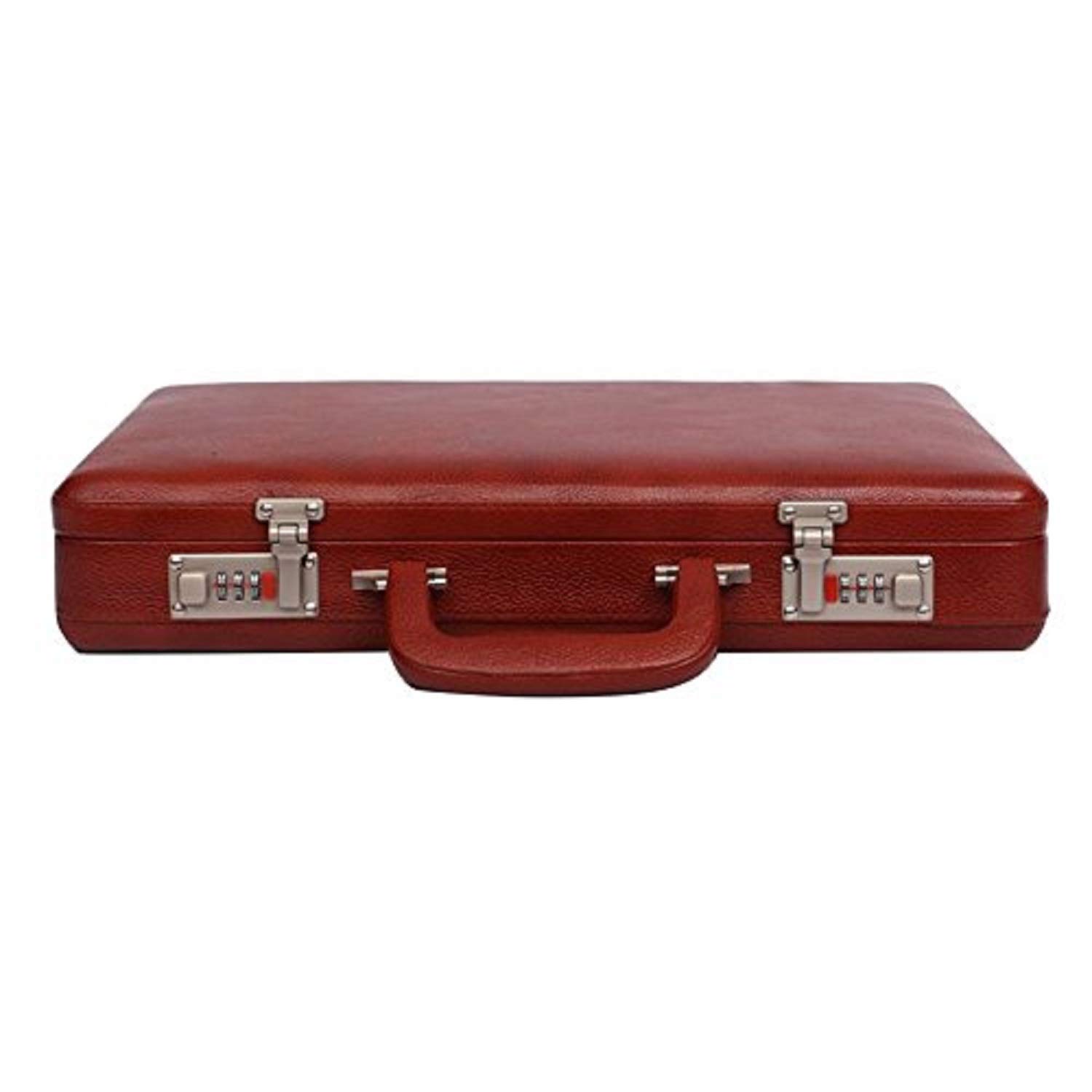 Genuine Leather Briefcase Tan. Dimensions: 17" x 3" x 12.50" (L x W x H)