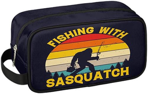 Neceser de viaje para hombres y mujeres, bolsa de afeitar resistente al agua, bolsas de almacenamiento plegables con asa para artículos de tocador,