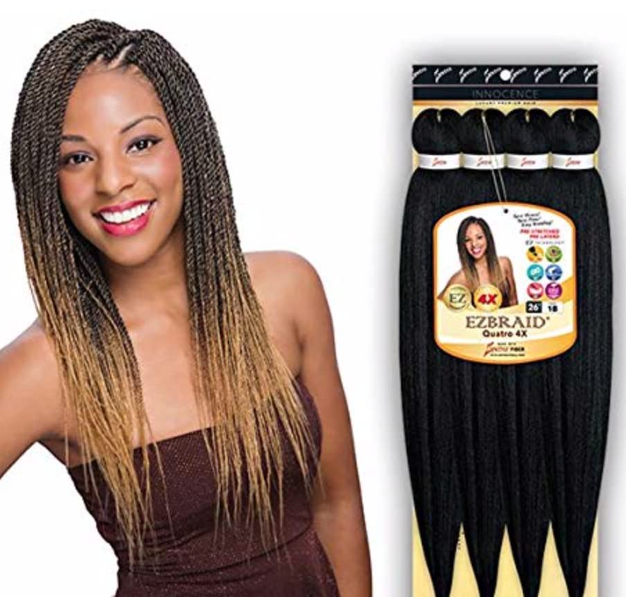 Miniatura 2 de EZ Braid Quatro 4X preestirado 26 pulgadas, paquete de 2 (2)