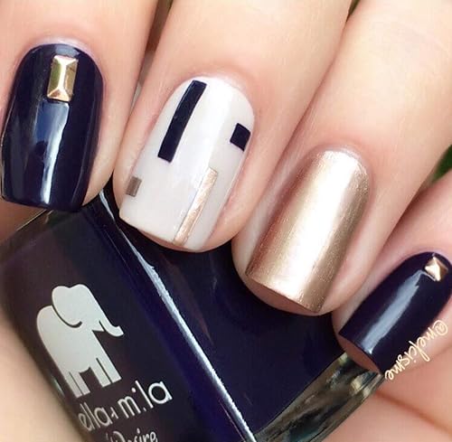 Miniatura 20 de ella+mila - Esmalte de uñas, colección BonBon - Late Night Tart - Fórmula de larga duración y resistente a las astillas