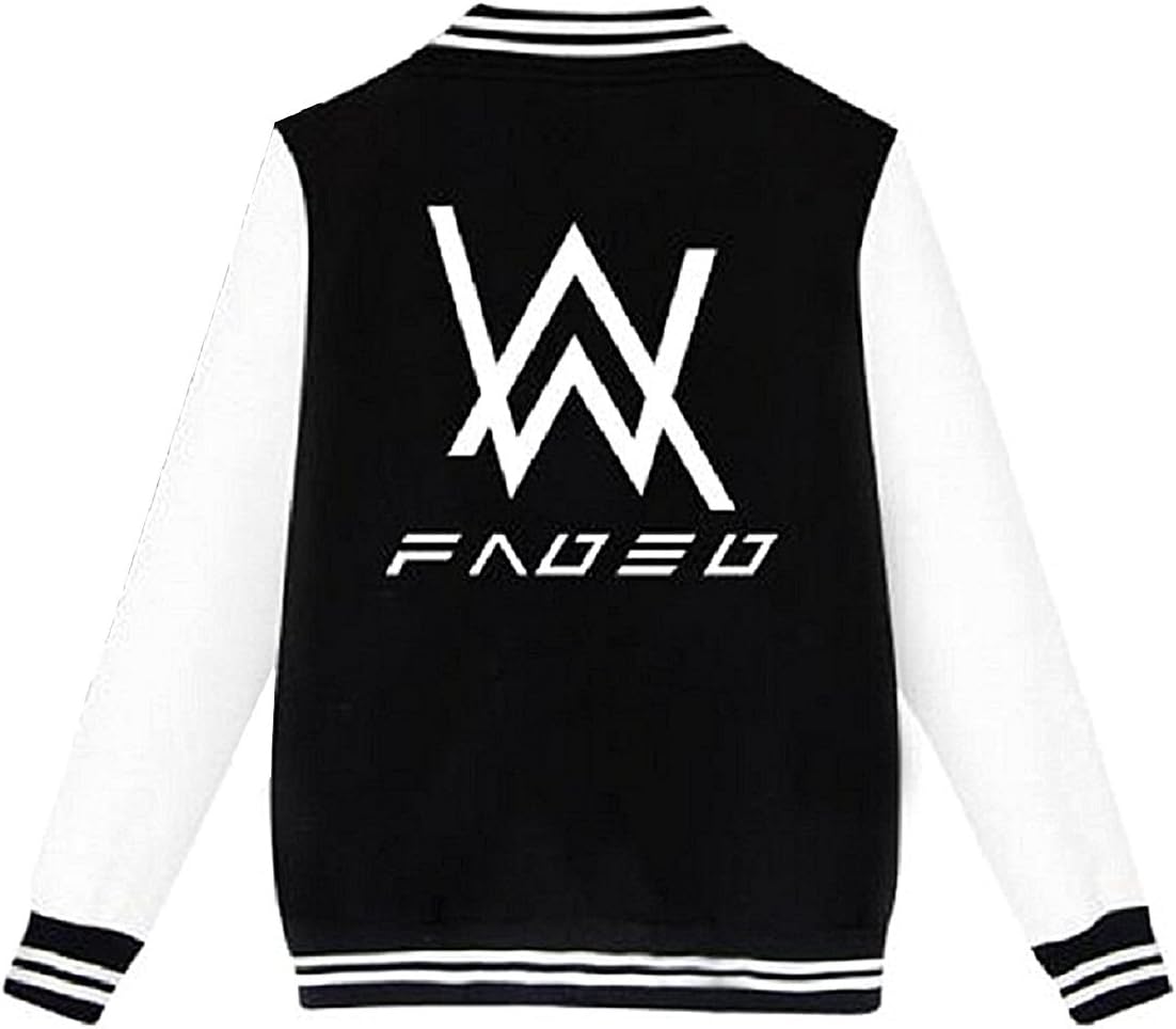 Inception Pro Infinite Long Sleeve Print Sweatshirt Crew Neck Alan Button Closure for Men and Women Unisex DJ Music Black Color Cosplay Walker (Size XXXL)