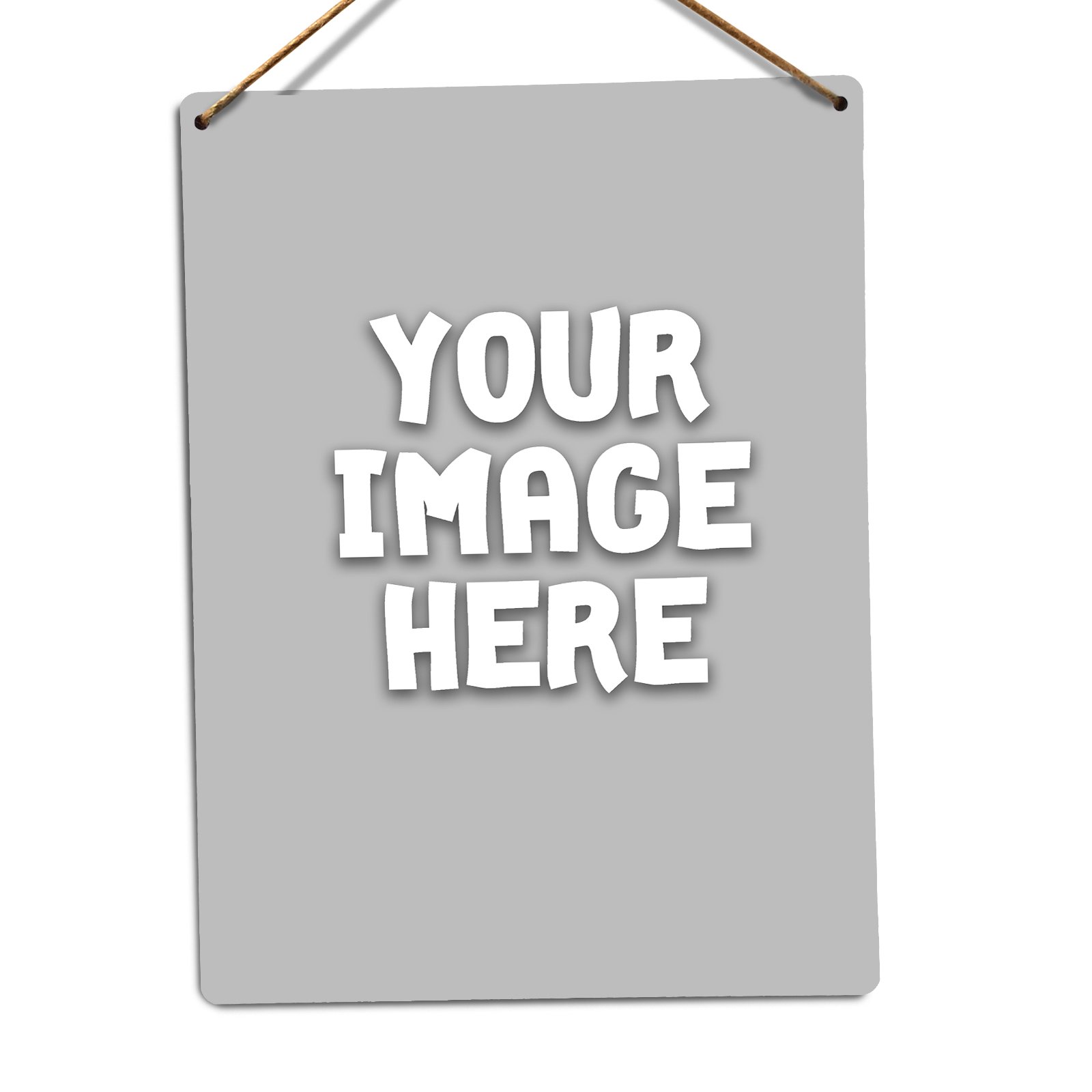 WTF | Custom Metal Wall Sign Plaque Art Inspirational – Twine - Personalised Add Your Own Photo Image