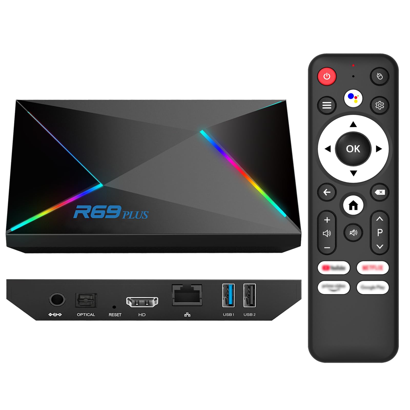 Amazon.com: EASYTONE Android TV Box 14.0 2025, 4GB RAM 32GB ROM