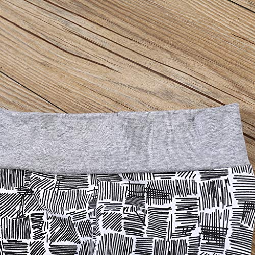 (0-18 Months) Newborn Infant Baby Boy Clothes Bear Letter Romper+ Pants+Hat 3Pcs Outfits Set Infant and Toddler Short-Sleeved Bear Print Hakama + Gray Trousers + Hat Three-Piece Suit - Thumbnail 5