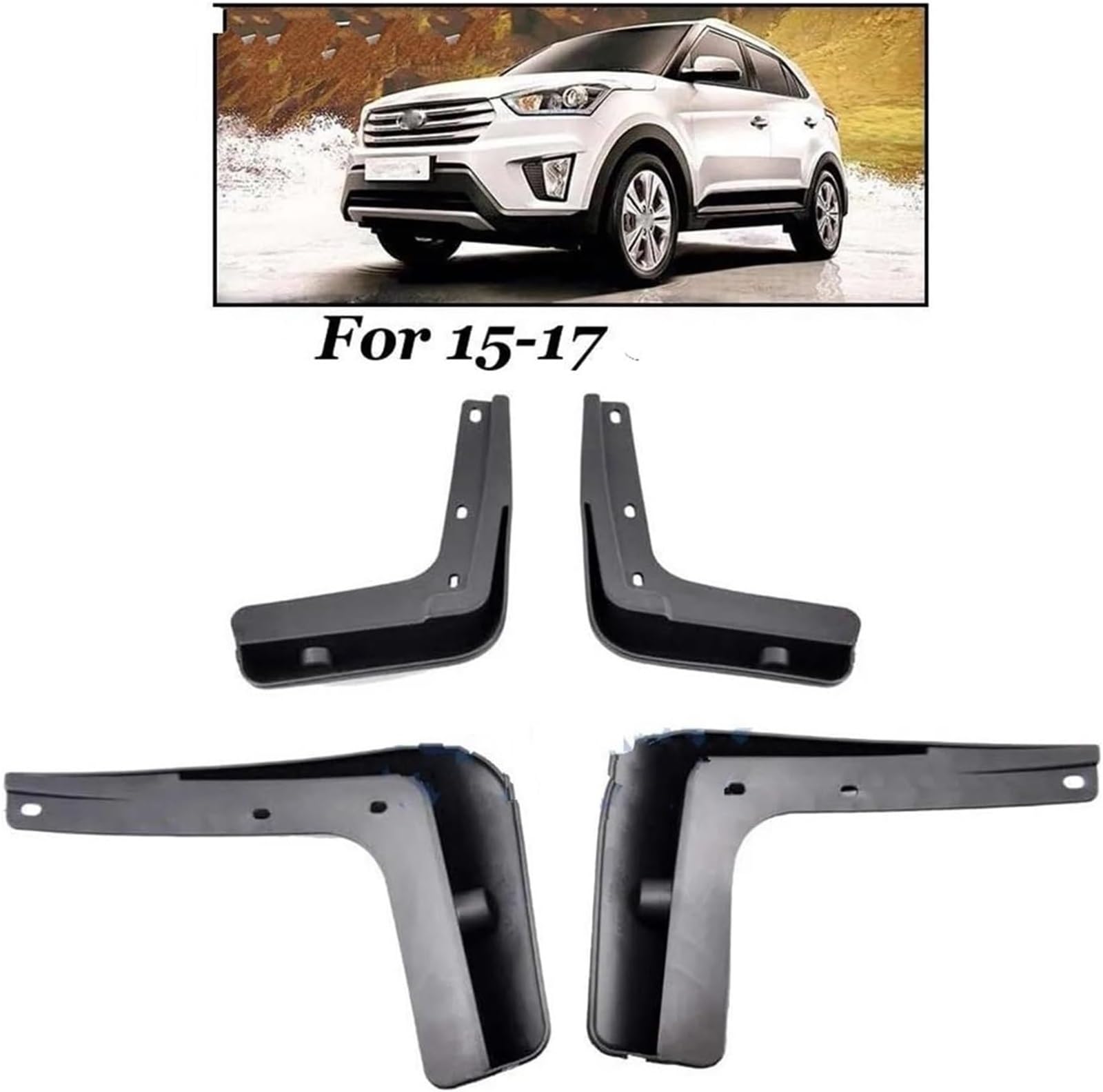 Für Hyundai für Creta Auto Schmutzfänger Kotflügel Spritzschutz Außendekoration