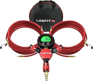[2025 Upgraded] LASFIT H4 Tire Inflation Deflation System [No Leak & kink] 200″ Wheelbase Universal Rapid High Flow Off Road Tire Deflator, 4 Tire Air Up Down to Inflate or Deflate at Once