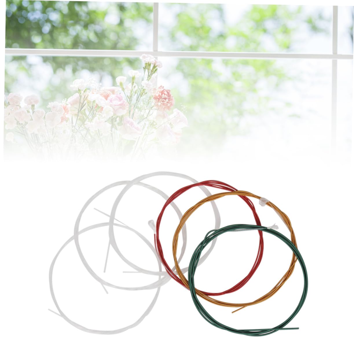 SUPVOX 18 Pcs Set Nylon Core Guitar Strings Set 6 Different Sizes 1.09mm-0.71mm Ideal for Classic Guitars