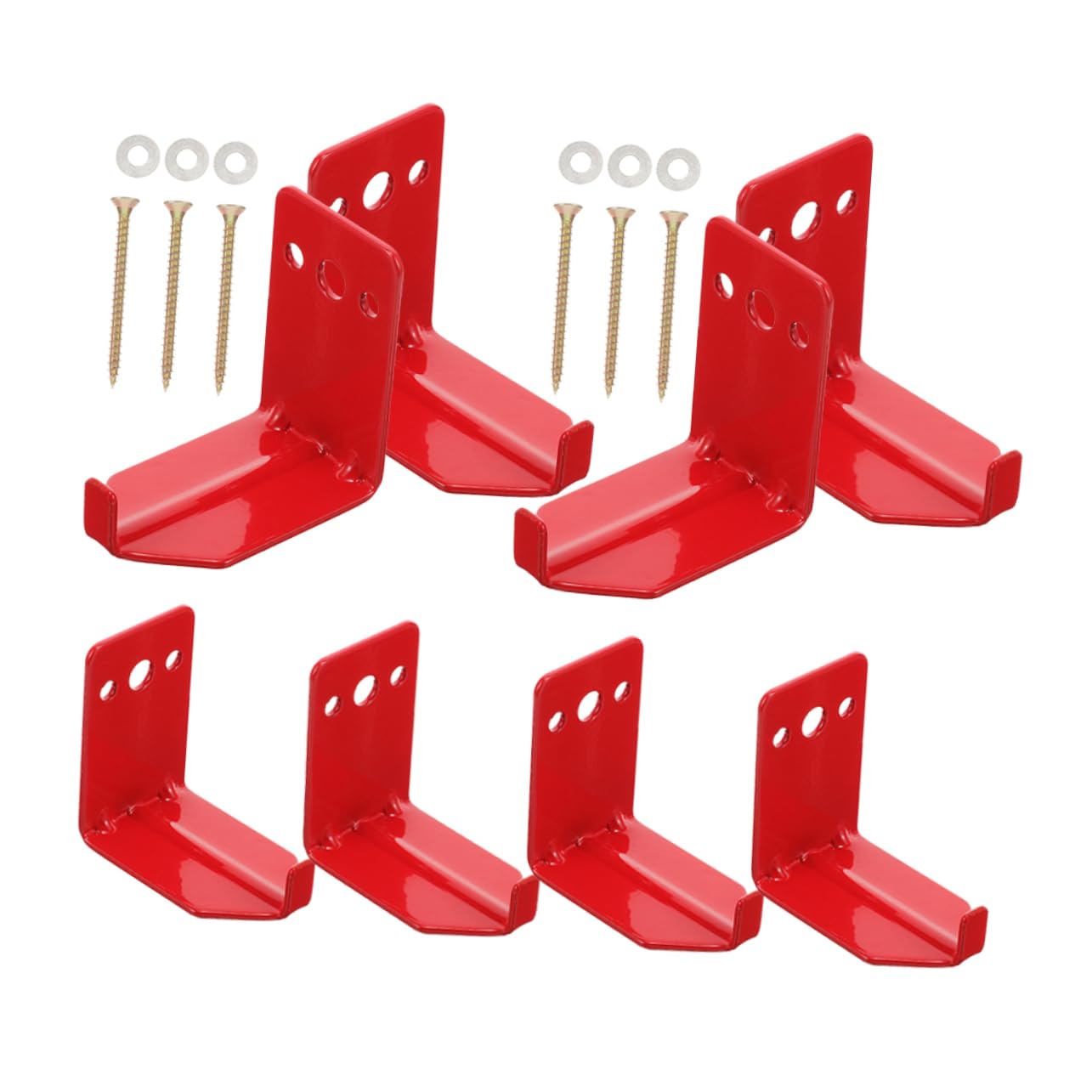 SHINEOFI 2 Set Estintore Shape con Gancio Muro Completo per Uffici e Domestici Facile da Installare e Compatibile con Estintori