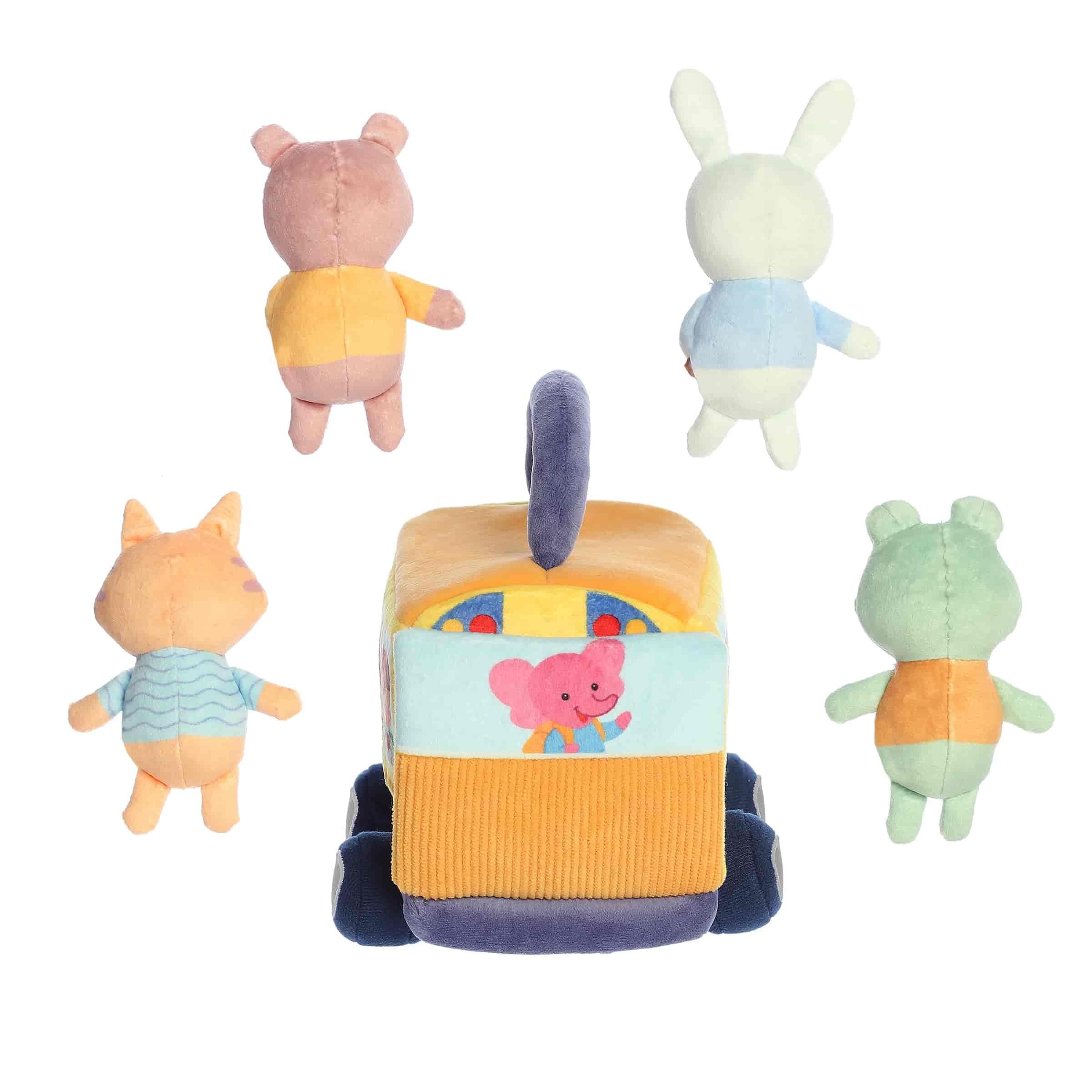 Aurora Engaging Baby Talk My First School Bus Baby-Spielset – ein lustiges Spielset für sensorisches Engagement und Spielen – für Babys und frischgebackene Eltern – Mehrfarbig 20,3 cm