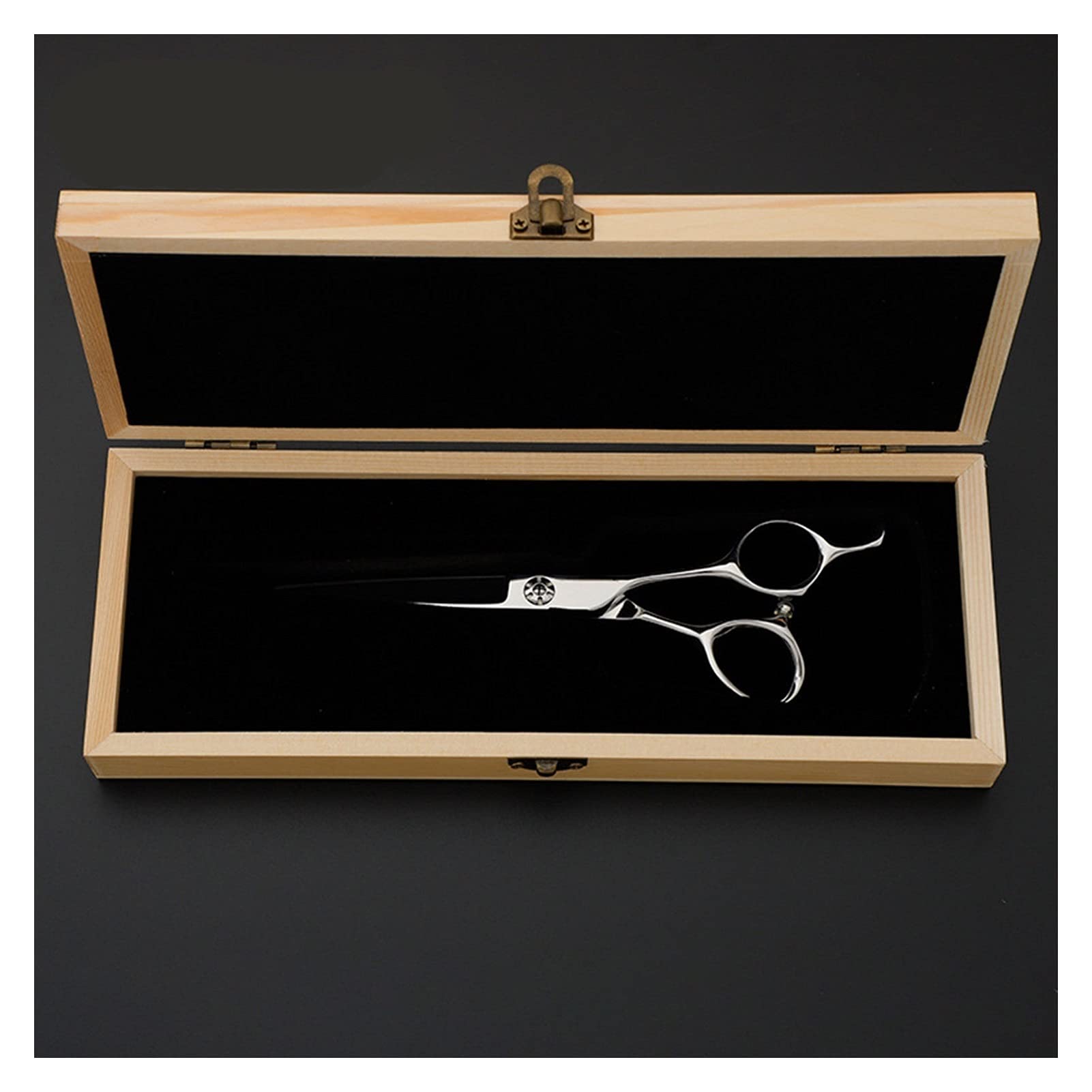 Tijeras para Cortar el Cabello de 5,8 Pulgadas, Tijeras Profesionales de peluquería, Tijeras estructurales, Tijeras Planas, Tijeras de barbero, Tijeras para Flequillo, Kit de Corte de Cabello