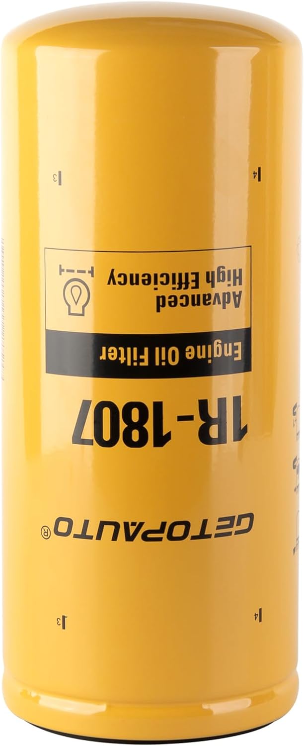 1R-1807 Oil Filter fits for Caterpillar CAT 235B 312D 320B 320D 322B 324D 325D 328D 329D 330D Engine 3116 3126 3126B 3304 3306B(set of 3)