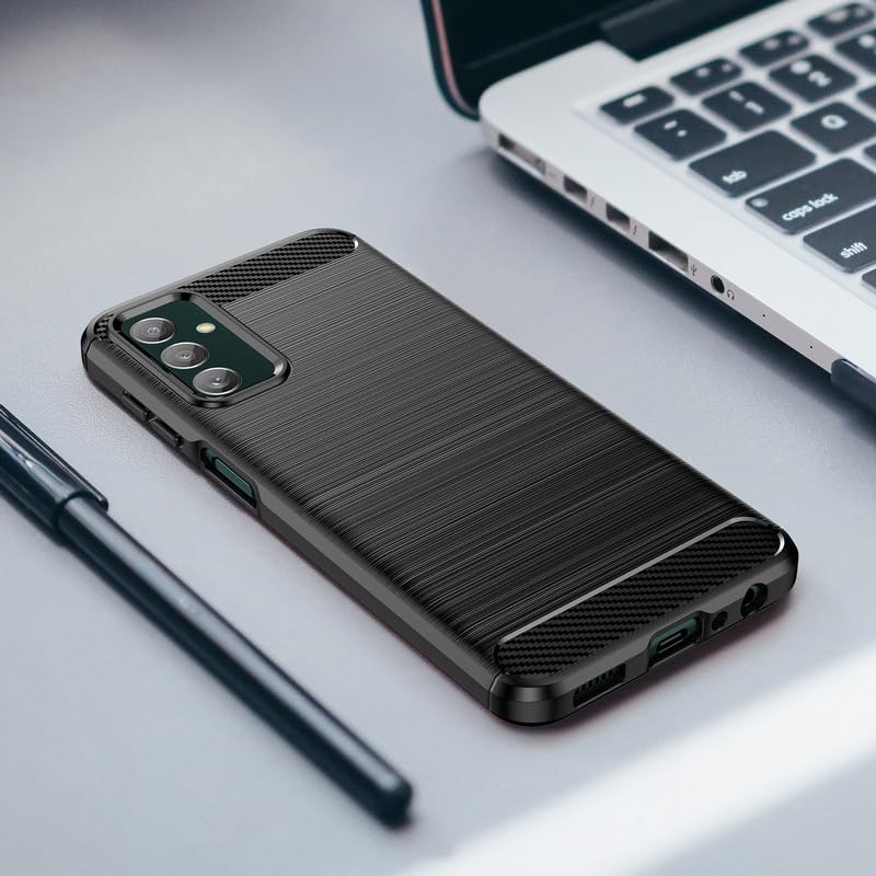 Image of Hybrid Carbon Fiber Back Case for Samsung Galaxy M23 5G / F23 5G (Black)