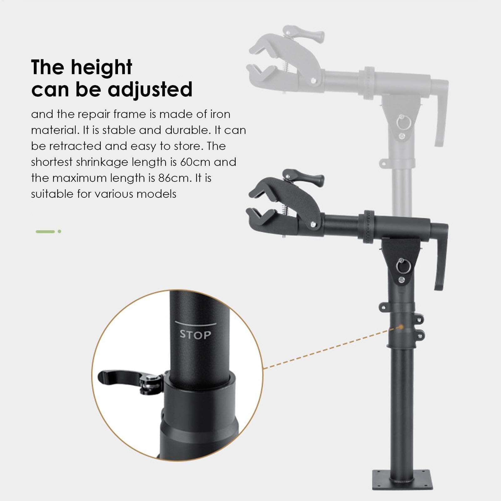 Soporte de reparación de bicicletas – Soporte plegable para bicicleta de