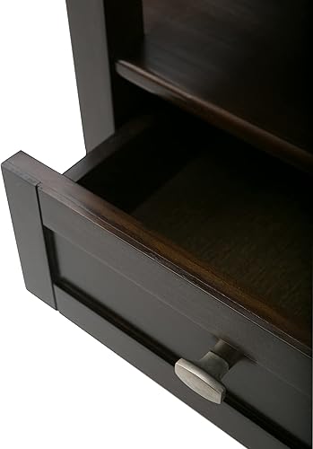 Miniatura 7 de Mesa de café Simpli Home Shaker, color marrón miel, Madera, Marrón (Tobacco Brown)