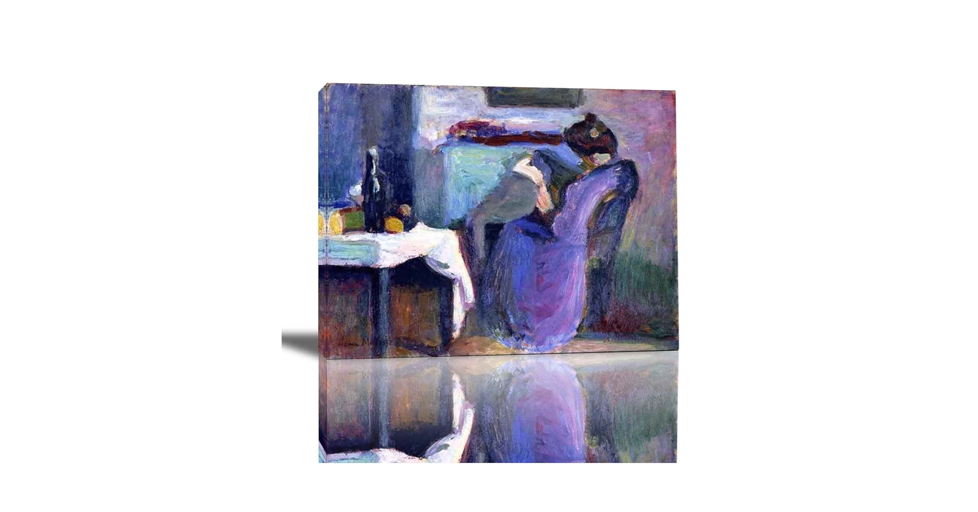 Amazon.com: Henri Matisse《Reading Woman In Violet Dress