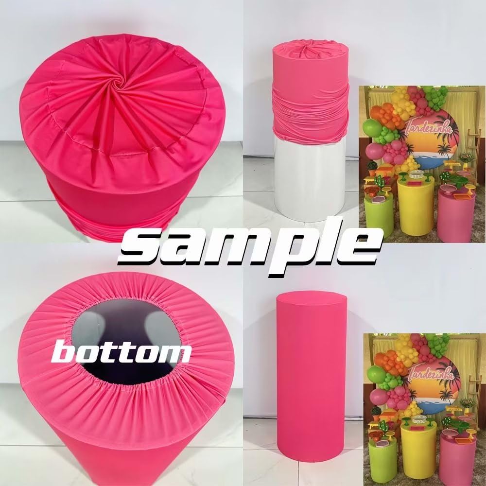 FiVan Baustellen-Sockelabdeckung – Ziegelmuster Mit Warnband, Stretch-Spandex, 36 Cm X 75 Cm – Perfekt Für Bau-Partys & Dekoration