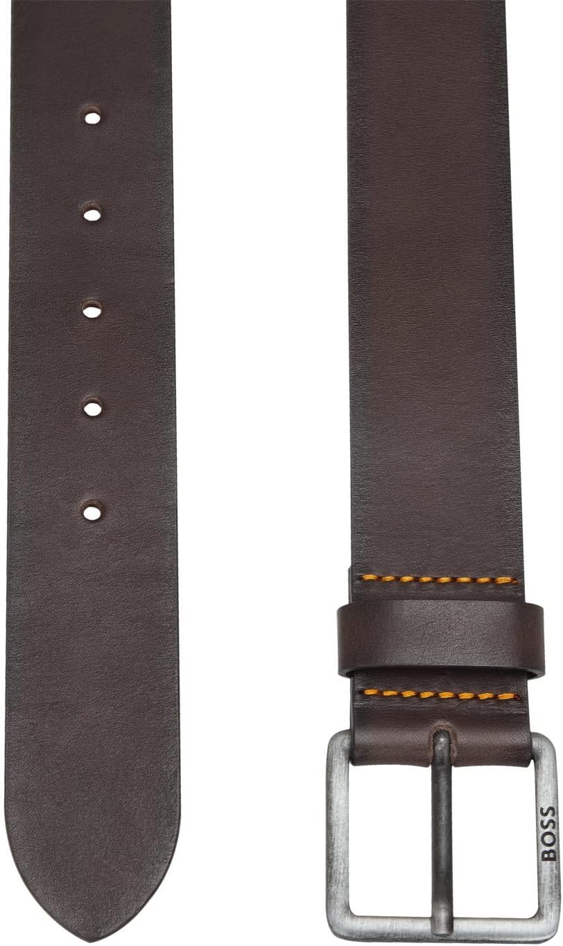 BOSS mens Jeeko Leather Casual Belt - Image 2