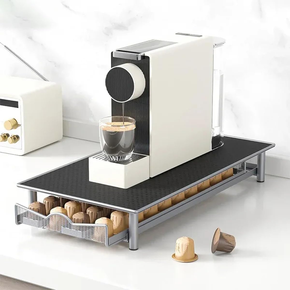 Coffee Cule Sto Der nizer uchwyt na kapsułki do kawy można układać w stos akcesoria do espresso kuchnia kawa Sto Solut Dozownik kapsułek
