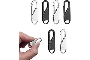 Premium Zipper Pulls for Easy Grip and Repair (6 PCS)