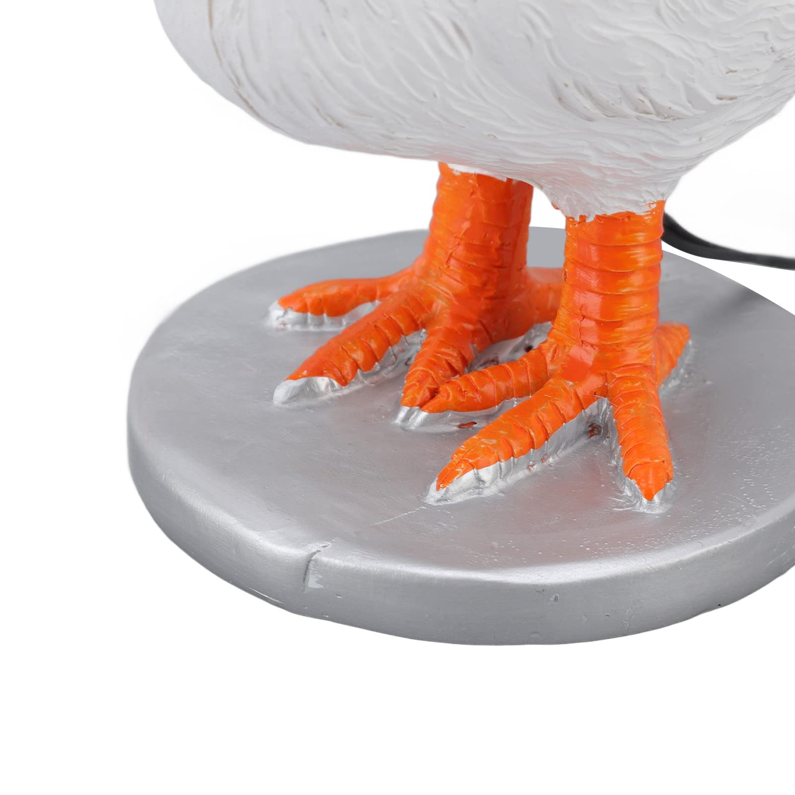 Ejoyous Lampe de Table Décorative Poule Pondeuse, LED en Résine, Veilleuse Drôle pour Salon et Chambre
