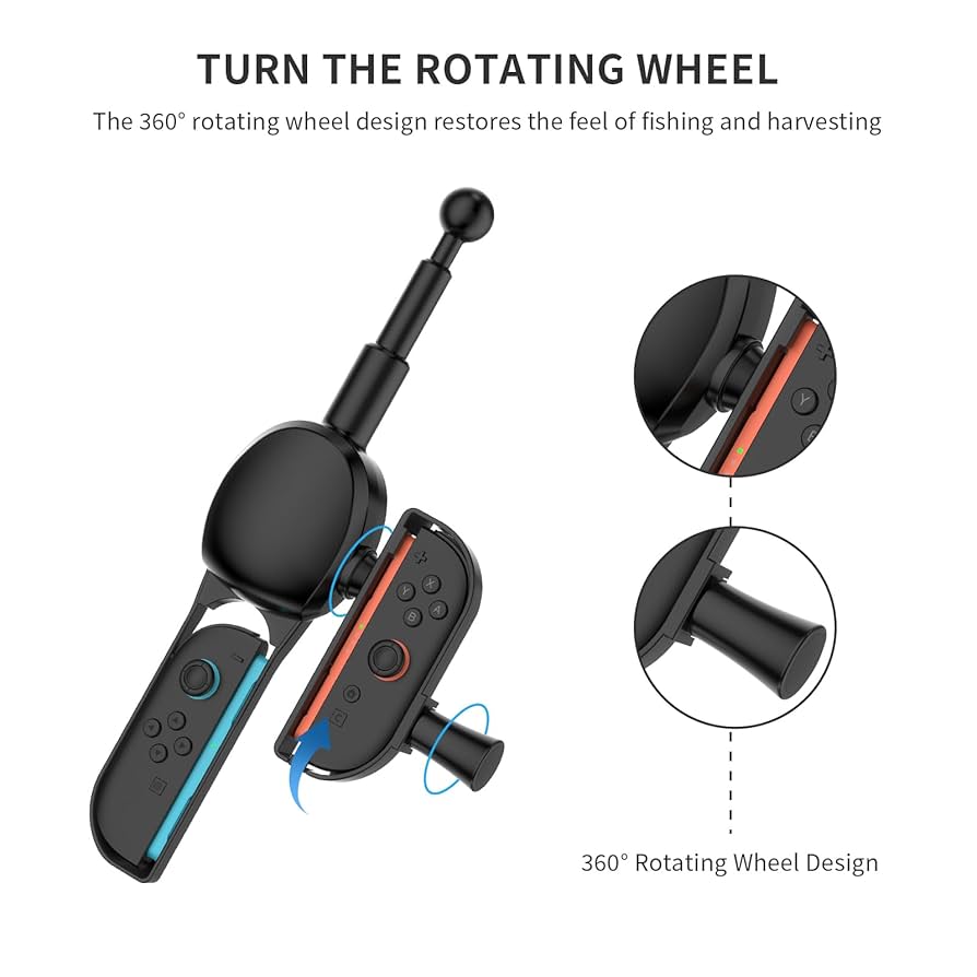 Amazon.co.jp: EJGAME Switch 2 専用 Joy-Con 2釣り竿