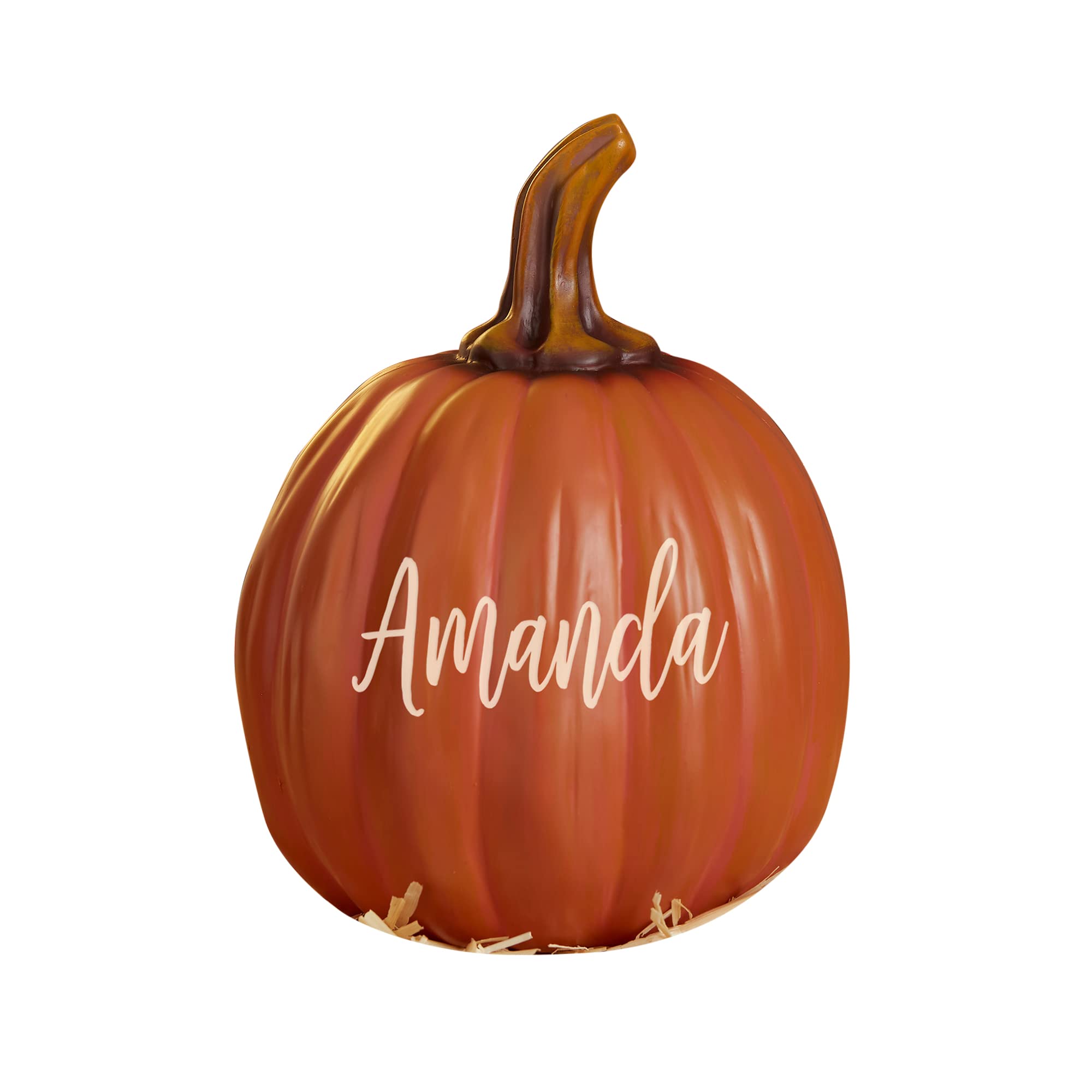 Personalization Universe Seasonally Script Personalized - Fall, Halloween, Thanksgiving Home Decor - Indoor/Outdoor, Lantern Decor, Table Centerpiece, 6