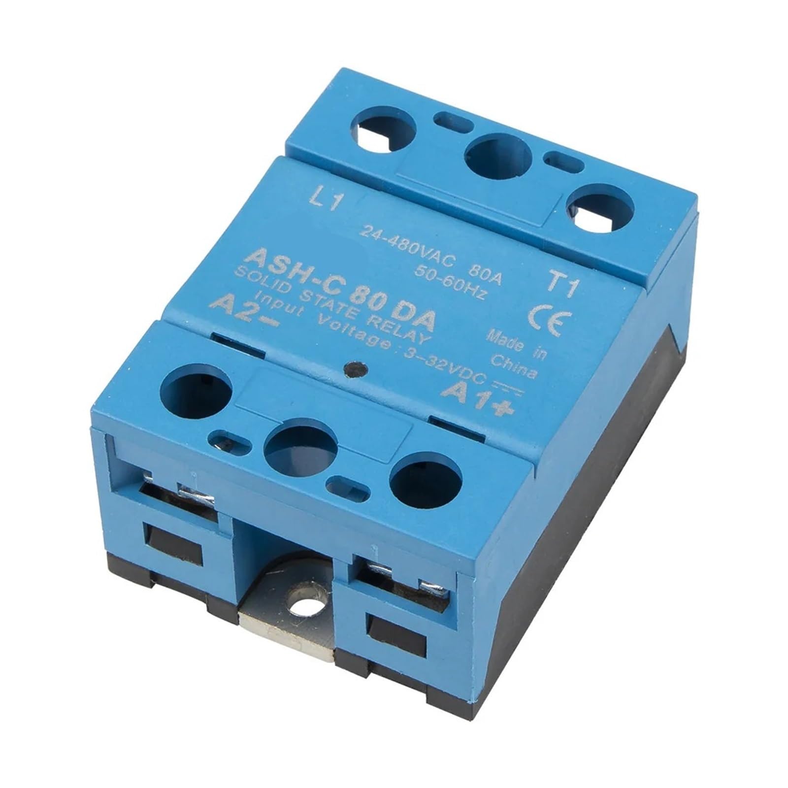 OSHZIKJII ASH-C-80DA single phase DC to AC 80A 24-480VAC solid state relay 80DA