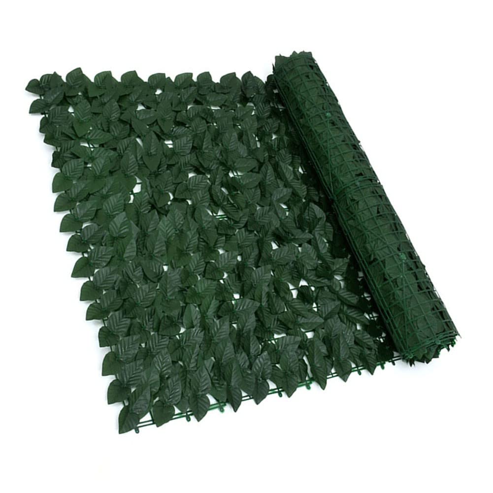 Hojas de Artificial para Jardín Seto Artificial Setos Artificiales Valla de Hojas de Hiedra Falsa para Exterior, Interior, jardín, Patio 1213(Color:,Size:39.37x157.48in)