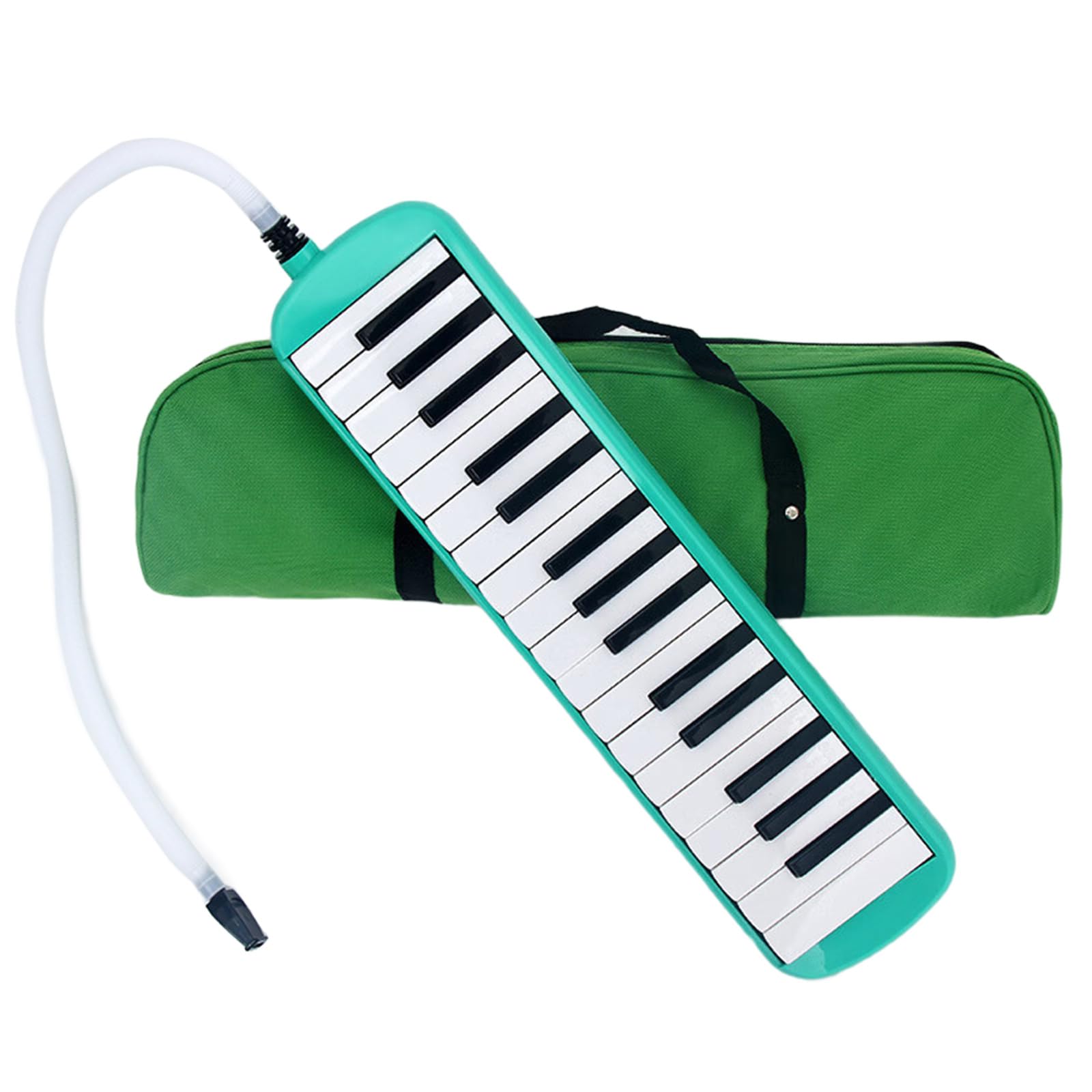 Clavier de piano à air soprano mélodique avec tube long, embouts courts et sac de transport, instrument mélodica à 32 touches pour enfants