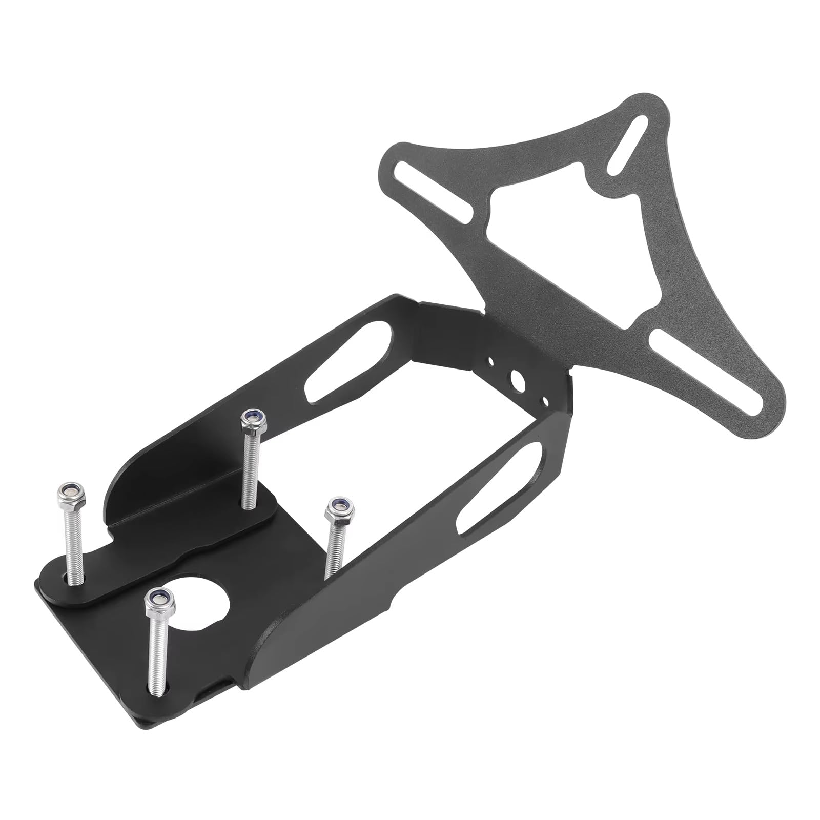 Support plaque immatriculation premium en acier pour Ninja 650 - 7