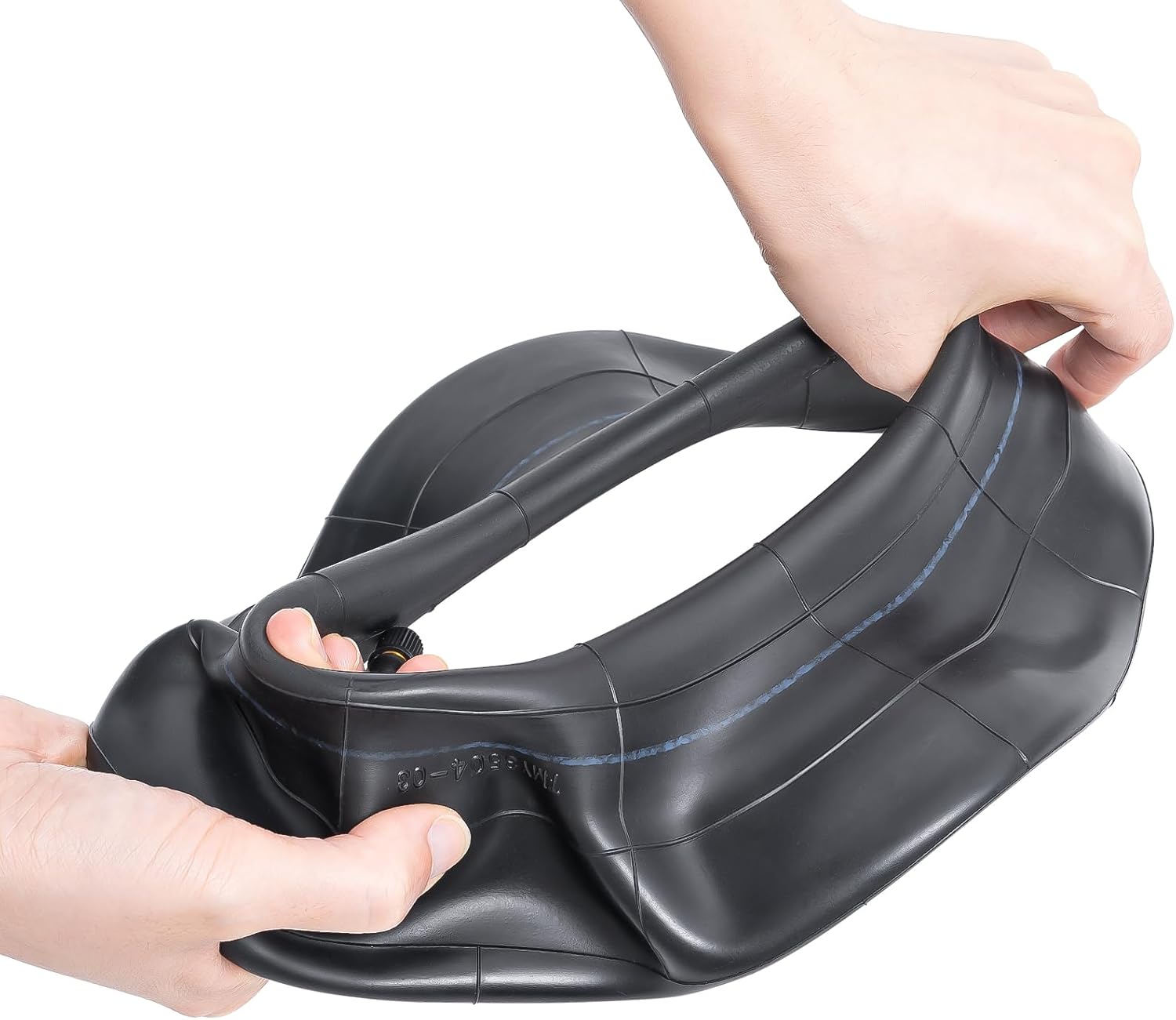 Heavy Duty 2 PCS 4.10/3.50-4 Replacement Inner Tubes with TR13 Valve Stem Compatible with Wheelbarrows, Mowers, Hand Trucks and More 3.50-4 4.10-4 Tire Tubes(P-021)