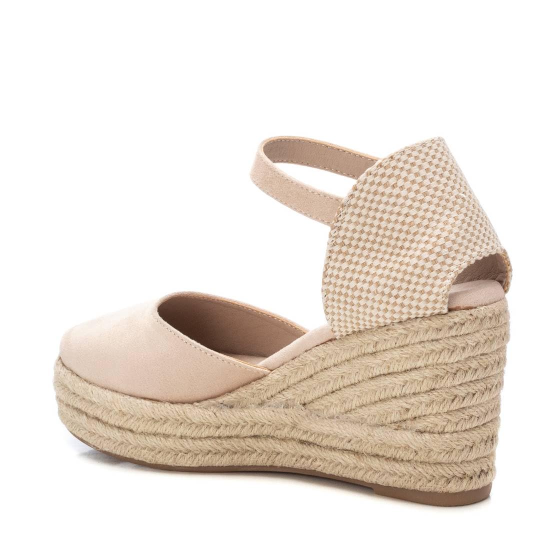 REFRESH Alpargata con cuña Beige