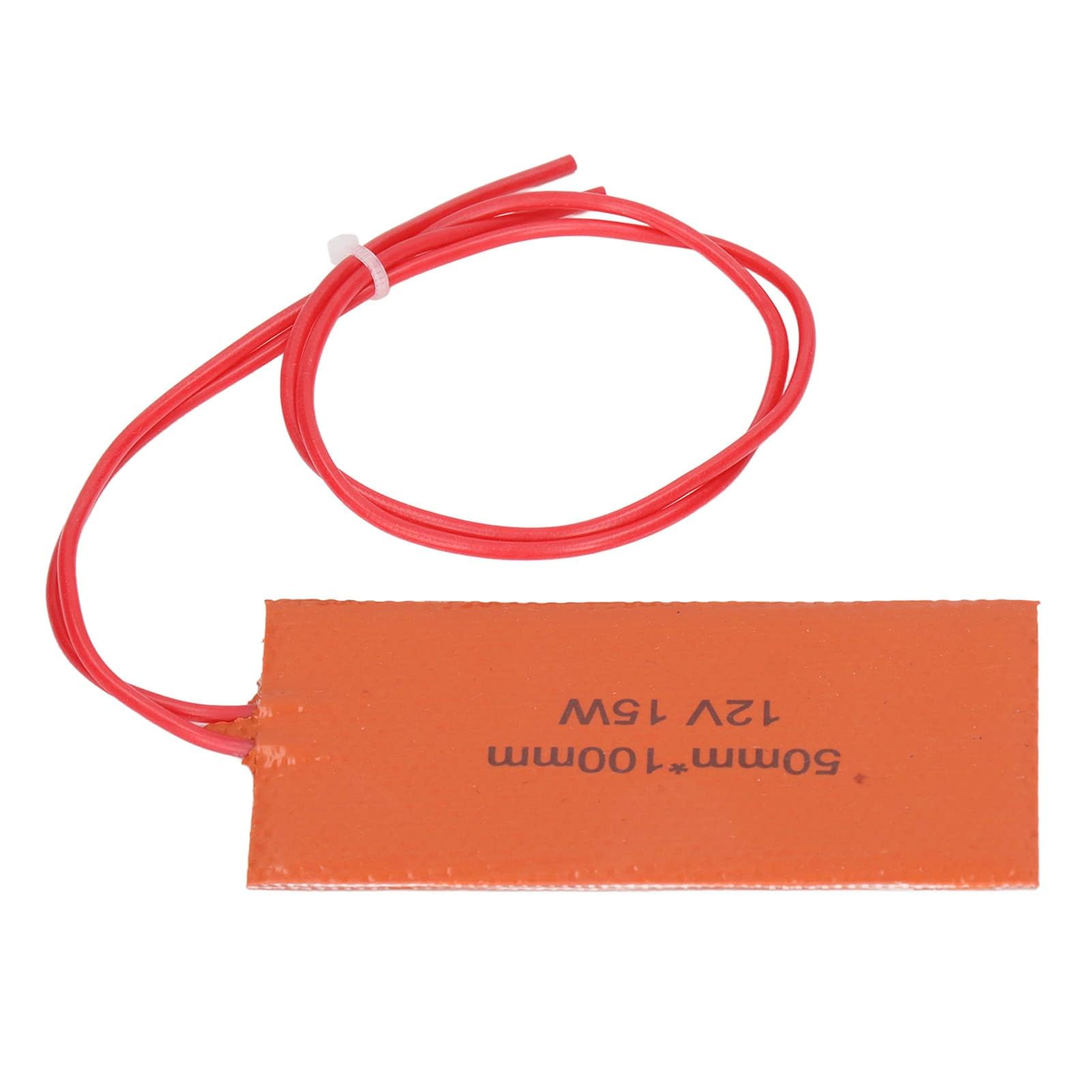 4 Uds Almohadilla Calefactora de Silicona Flexible 12V 15W, Manta Eléctrica de Goma de Silicona para Tambor de Aceite, Tuberías y Equipos Industriales, Mantenimiento de Temperatura
