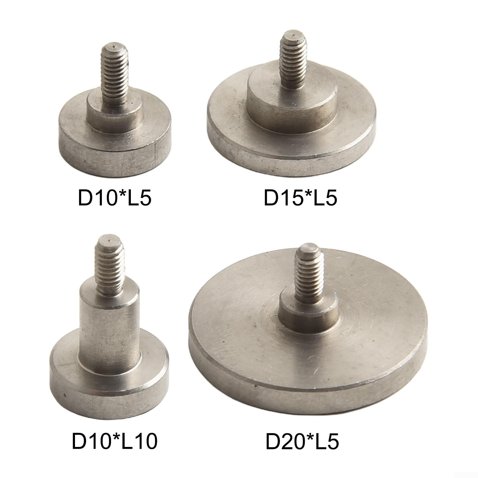 4 flache Kontaktpunkte für Messuhren M2 5 kompatibel, verschiedene Spezifikationen D10 L5, D10 für L10, D15 L5, D20 L5 (A Set (4 Stück))