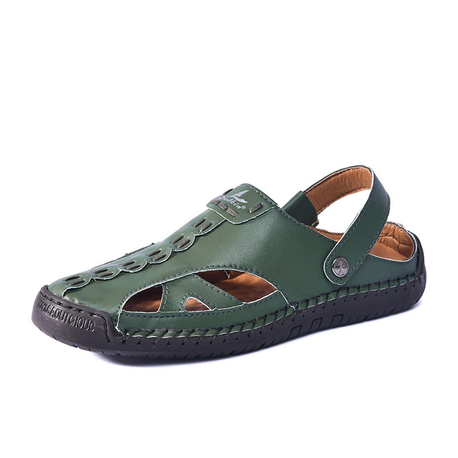 Genérico Sandalias Hombre Playa,Sandalias Deportivas Informales CóModas Y Transpirables Para Hombre Para Exteriores Con Correas Ajustables Para Caminar Hacer Senderismo Y Playa