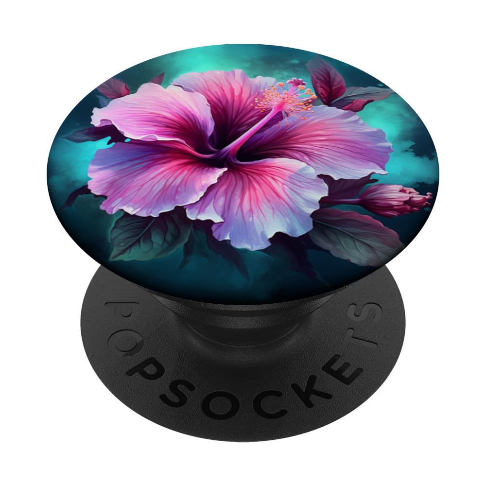 Hibiscus Flower Hawaii Foral PopSockets Adhesive PopGrip