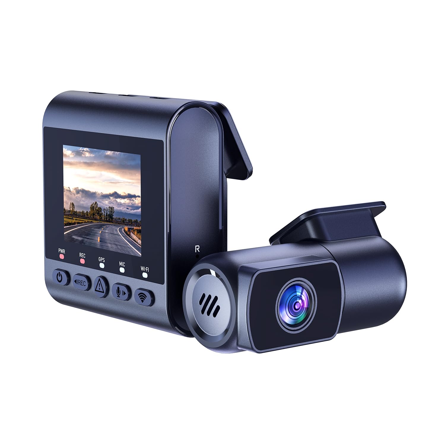 SJCAM M60 2 Kameralı Ön+Arka 4K+FHD HDR Sony Starvis 2 Sensörlü WiFi GPS'li Araç Kamerası