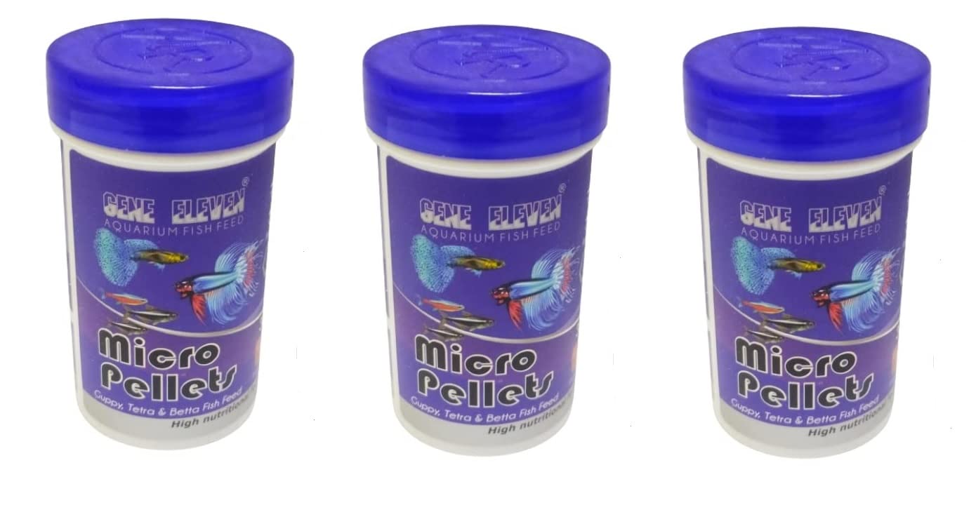 Micro Pellet 30g Fish Food 3 BOTTEL 3 in 1 Combo Best for Guppy, Tetra, Betta & All Type of Small Mouth Fish Sold by REDBEAKS (B0B9KGL29R) Amazon Price History, Amazon Price Tracker