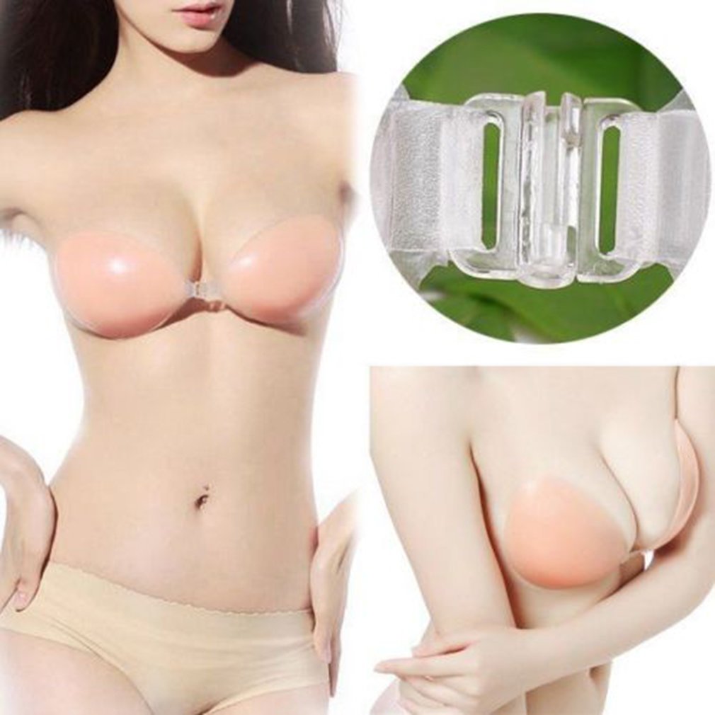 Reggiseno adesivo del silicone Copertura del capezzolo Reggiseno autoadesivo del silicone senza spalline Reggiseno senza spalline che solleva la raccolta del reggiseno invisibile Confortevole/