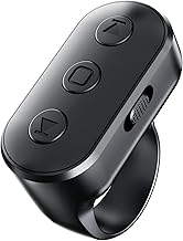 Scrolling Ring Remote for TikTok YouTube IG Shorts Video Landscape Portrait, Fingertip Wireless Scroller Page Turner Click...