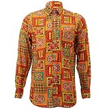 Loud Originals Regular Fit długa koszula - patchwork