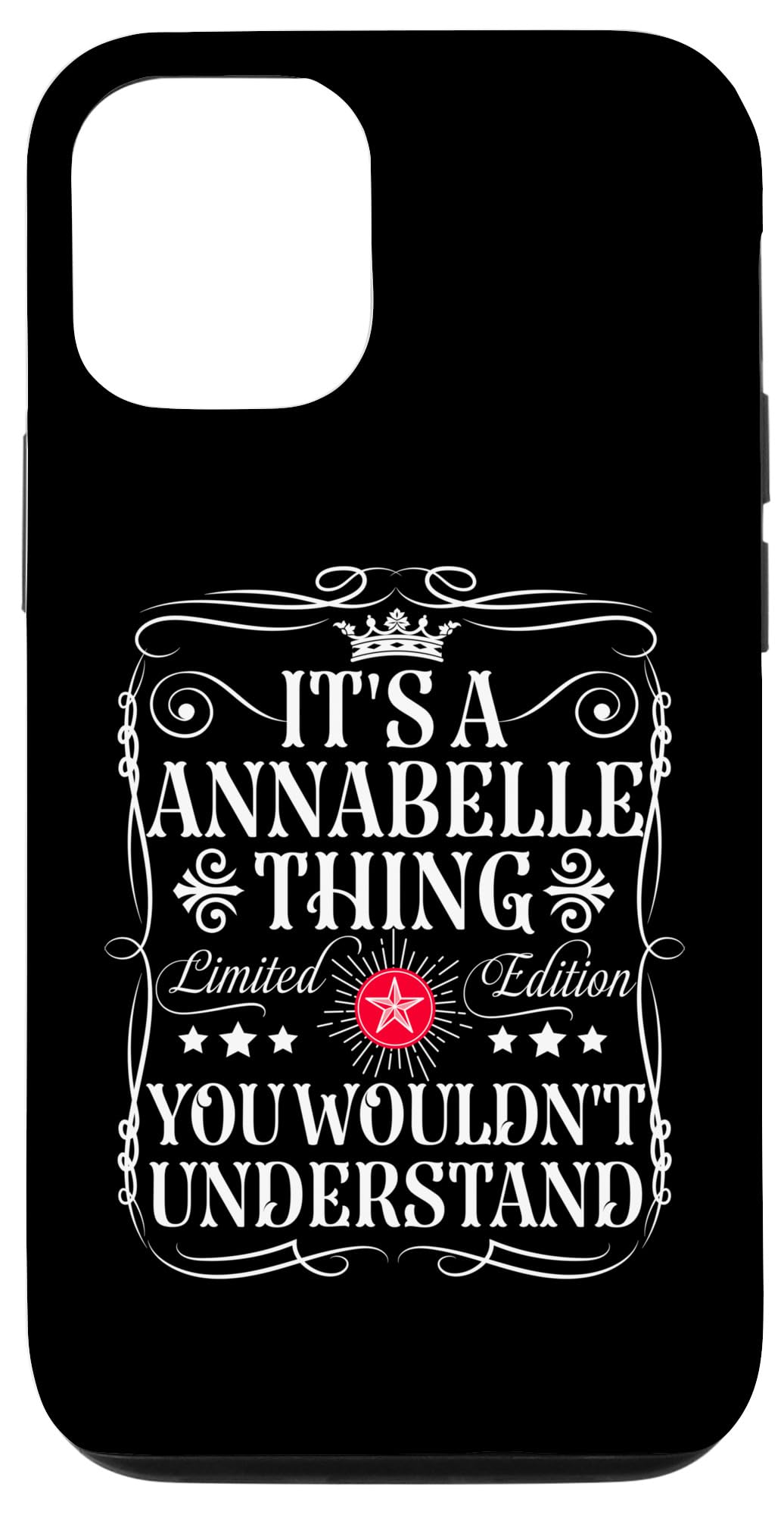 Amazon.co.jp: iPhone 14 アナベルの名前 Its A Annabelle Thing You 