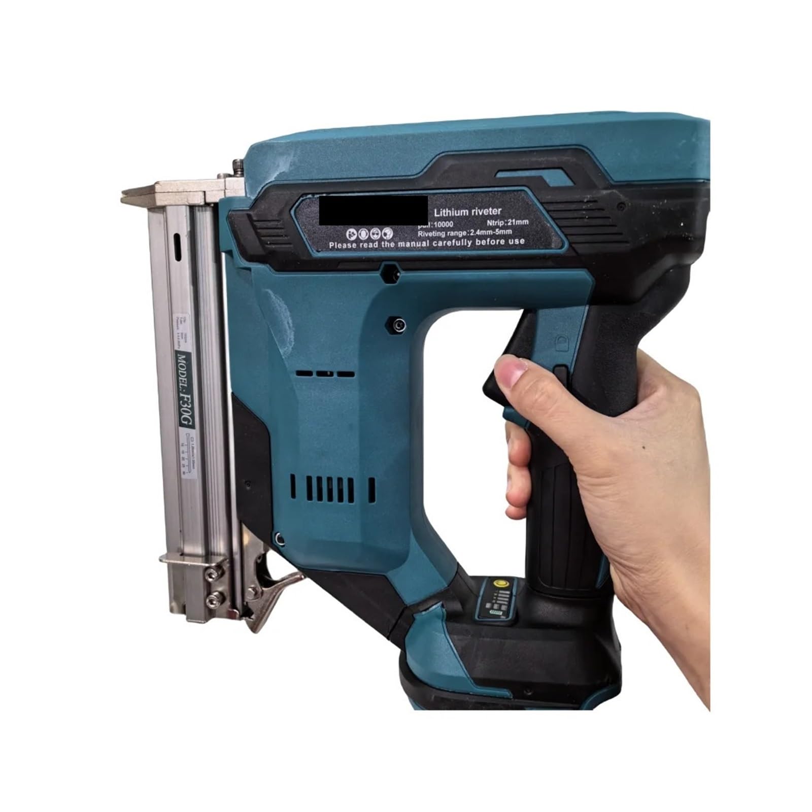 Pistolet do gwoździ, Cordless Rechargeable Nail 18v Lithium Battery Wood Working Decoration Electric Nailer Lithium Electric Nail Gun(No battery)