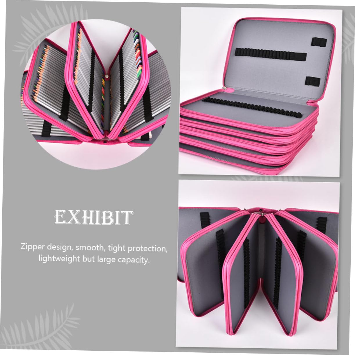 Astuccio per Matite Creativo Borsa Portaoggetti per Cancelleria Astuccio Portatile Multiuso per Scuola