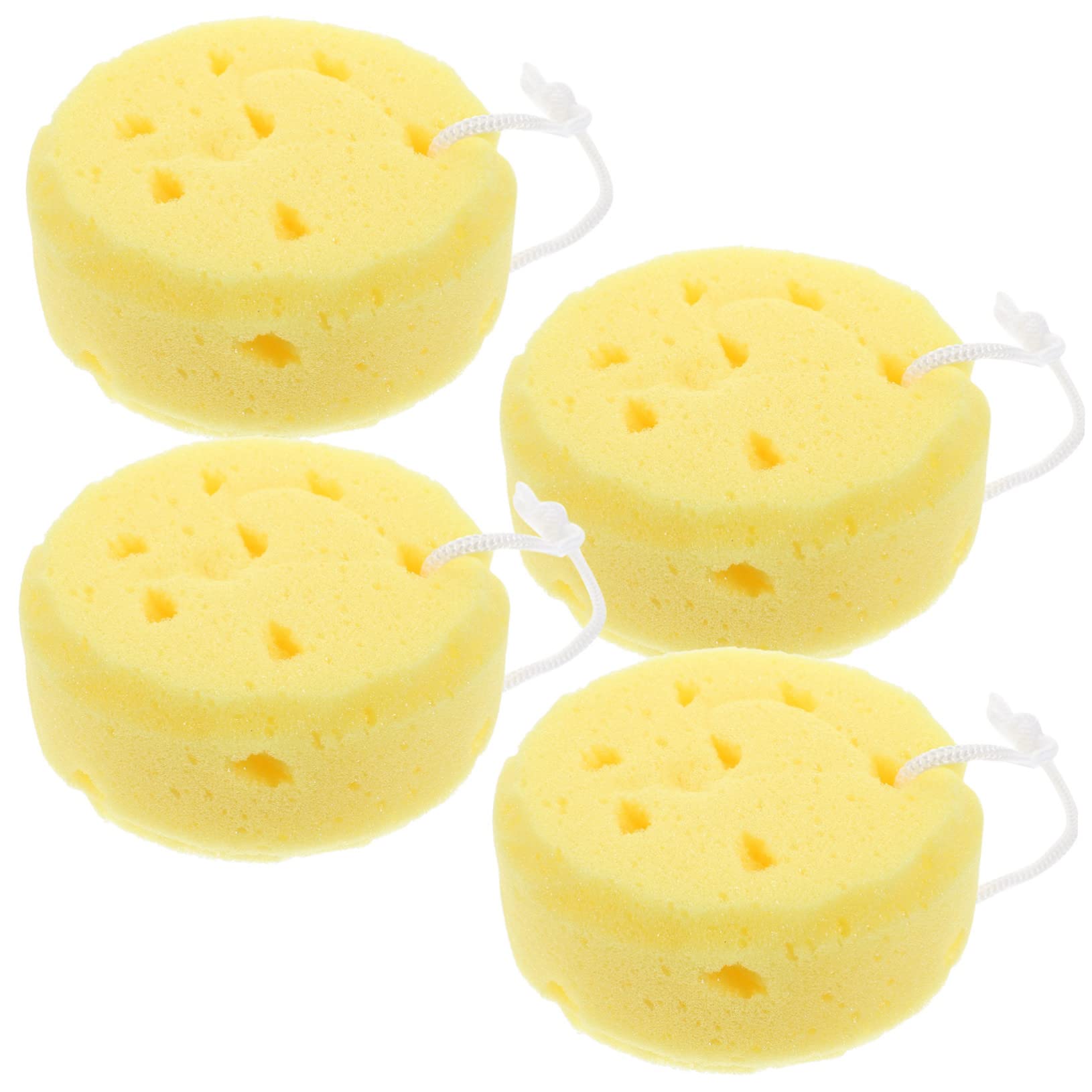 Beaupretty 12piezas Esponja De Baño Esponja Exfoliante Para Estructura De Panal Alta Absorción De Agua Para Limpieza Diaria Del Cuerpo Accesorios Esenciales De Baño